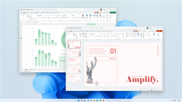 微软官宣 Windows Office 重大视觉更新 适配 Windows 11 预览版