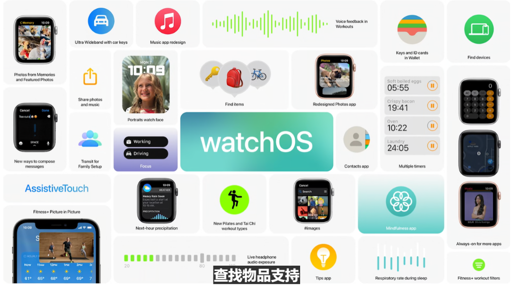 苹果发布 watchOS 8 系统版本更新