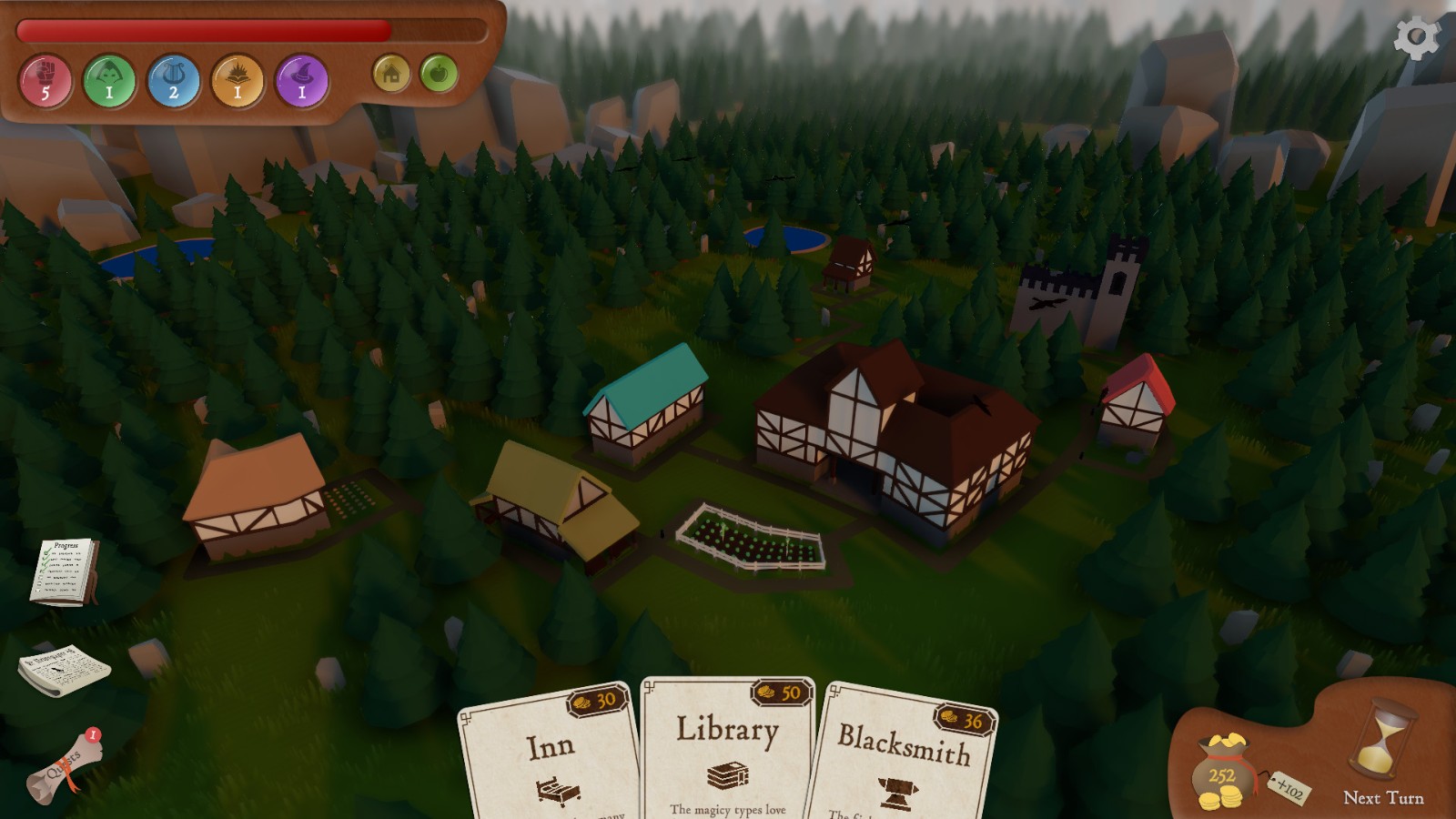 回合制城市建设模拟游戏《梦幻小镇区域经理》Steam页面上线