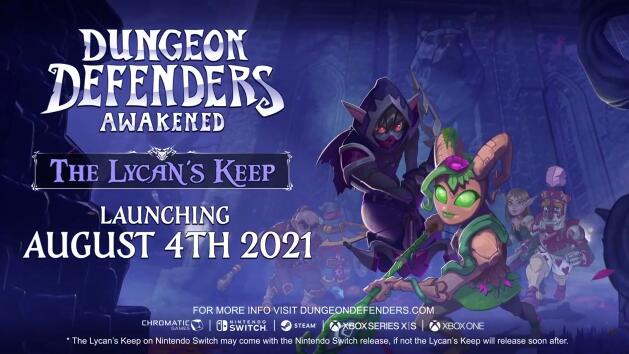 《地牢守护者：觉醒》确认8月4日登陆Switch 同日发布最新更新