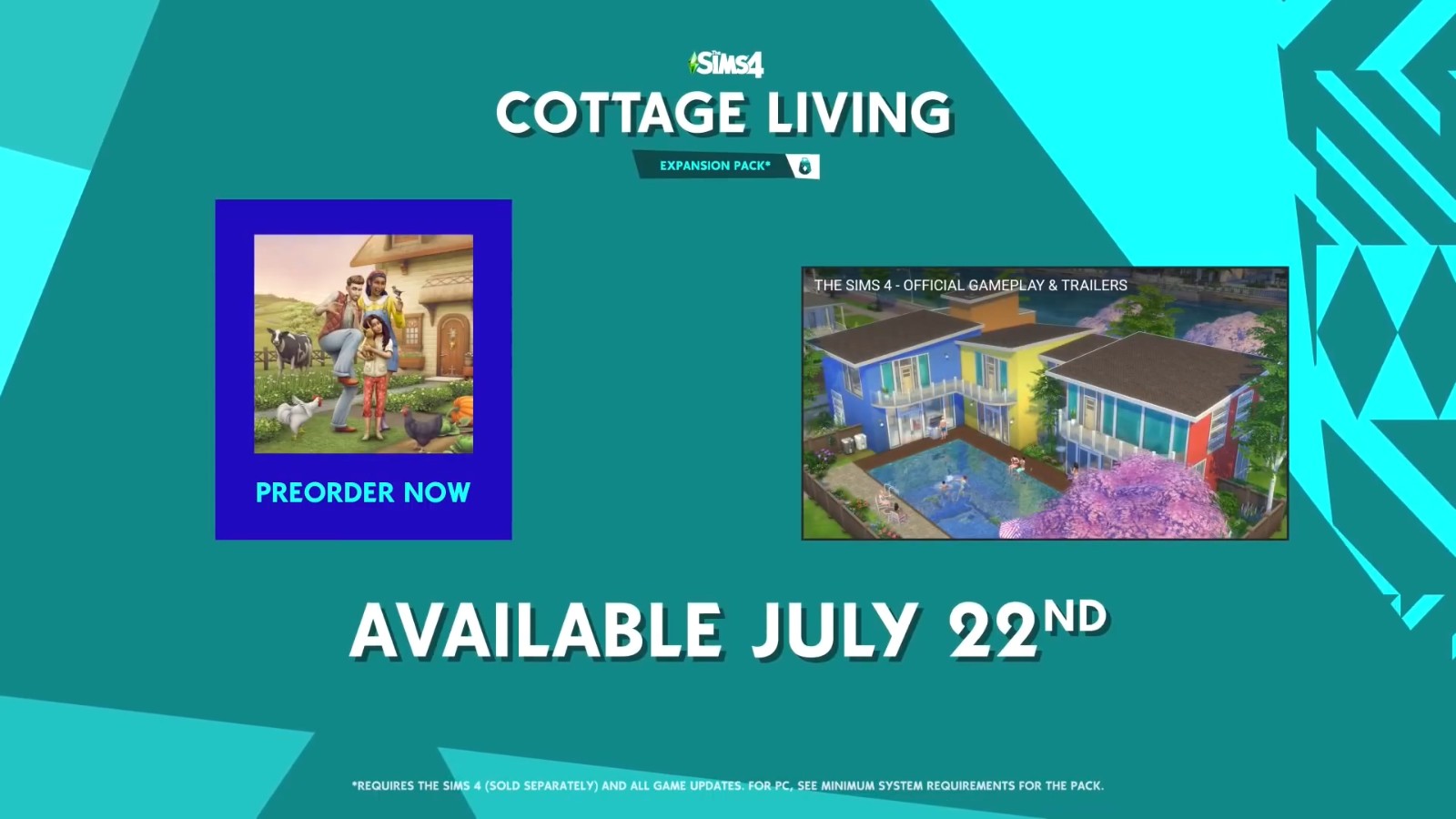 《模拟人生4》新DLC“乡间生活”7月22日发售 体验新奇的乡村生活