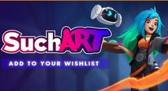 休闲模拟游戏《Such Art：天才艺术家模拟器》上架Steam 7月15日发售