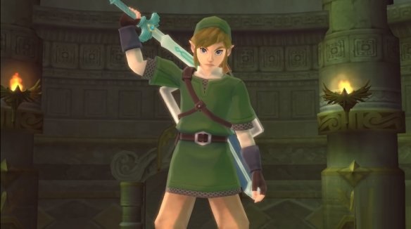 任天堂动作RPG游戏《塞尔达传说：御天之剑HD》正式发售 售价429港币