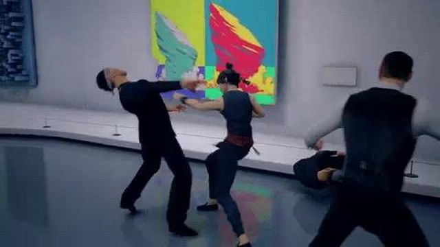 中国武术动作游戏《师父》女主新动图演示