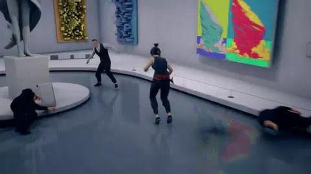 中国武术动作游戏《师父》女主新动图演示