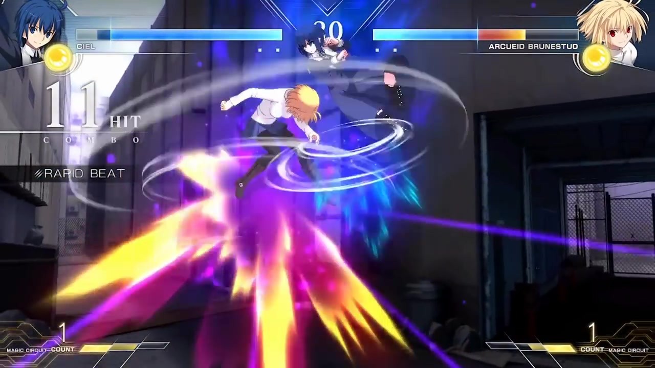 格斗游戏《Melty Blood: Type Lumina》角色希耶尔预告