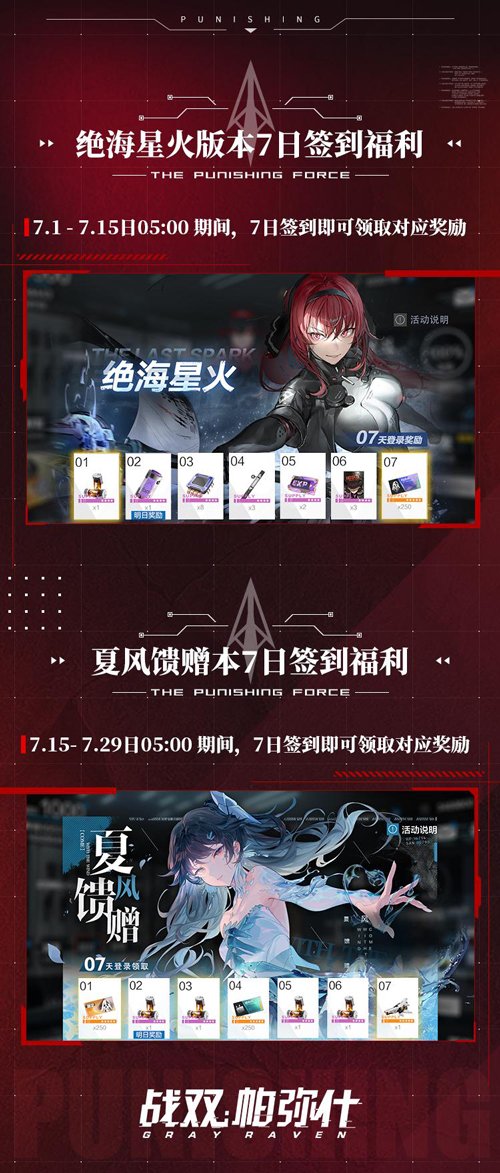 《战双帕弥什》夏日全新版本“绝海星火”正式上线 全新S级角色薇拉·绯耀登场