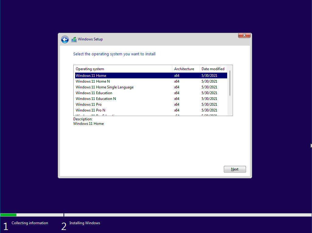 Windows 11 Build 21996.1 Dev 版 ISO 镜像截图一览