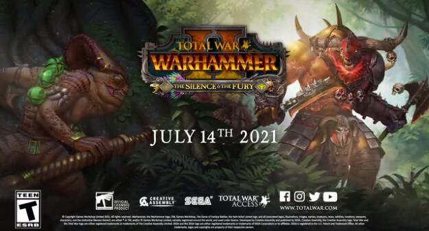 《全面战争：战锤2》最终领主包“静默与狂怒”7月14日发售 有免费内容