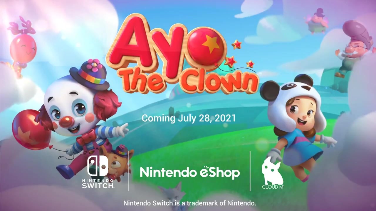 小丑主题2.5D横向动作游戏《小丑阿尤》7月28日登陆Switch和Steam