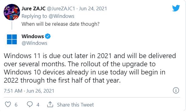 微软发布了Windows 11 系统：Win10 PC版2022年开始免费升级