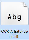 ocr a extended字体怎么安装?ocr a extended字体安装说明