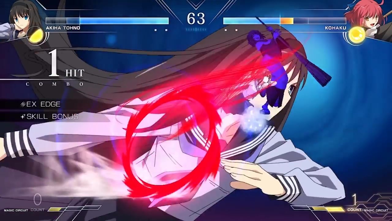 格斗游戏《Melty Blood: Type Lumina》角色远野秋叶预告介绍