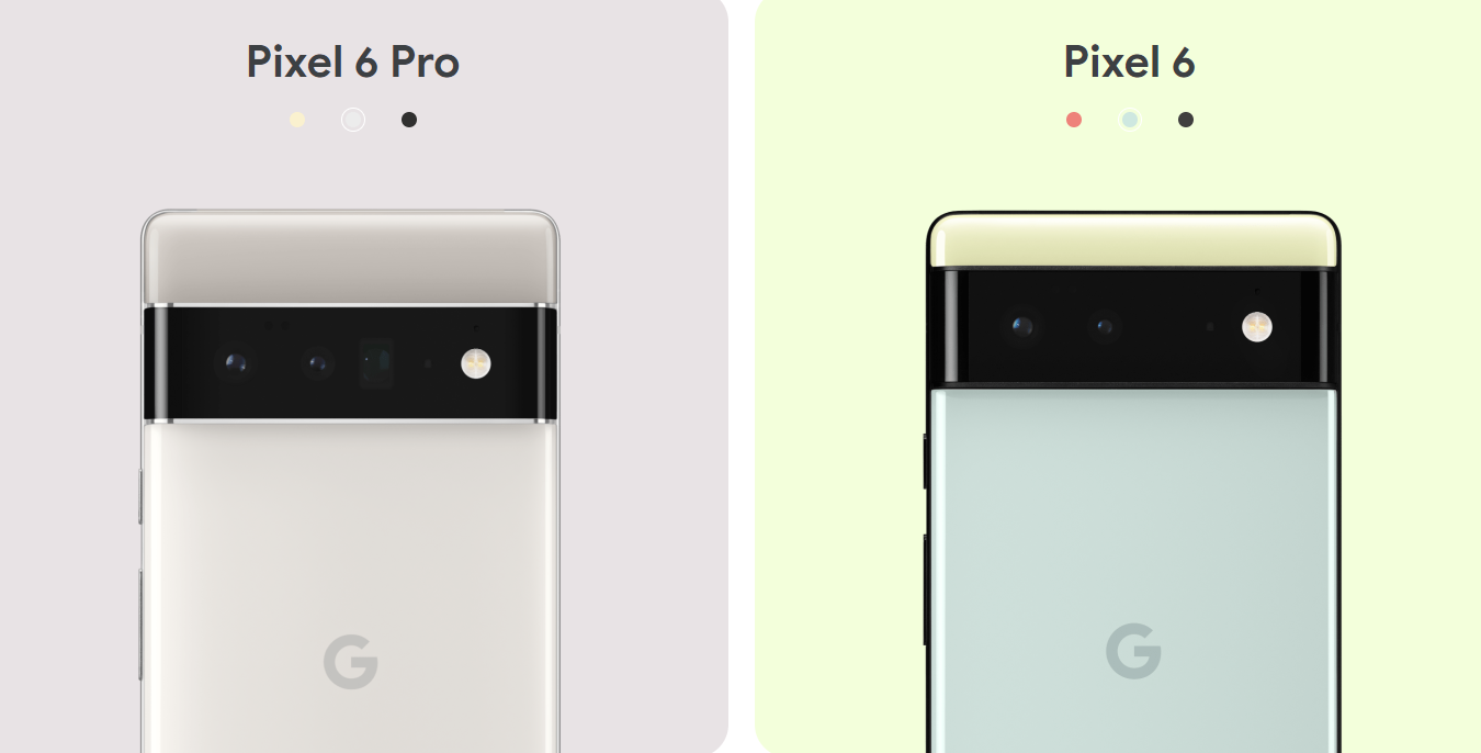 谷歌 Pixel 6/Pro 手机正式公布 今秋发布 搭载 Google Tensor