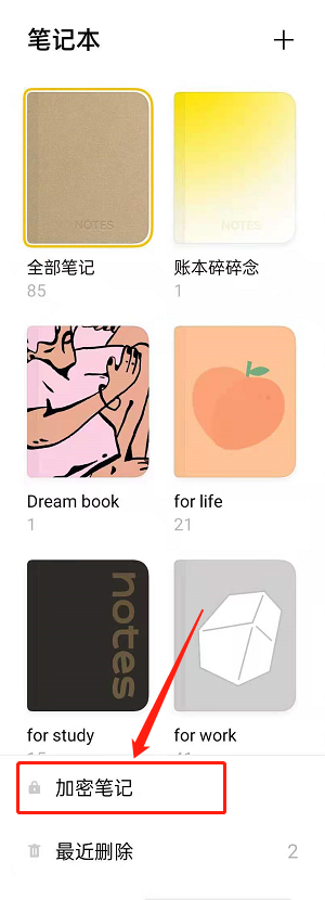 opporeno6加密笔记怎么设置?opporeno6加密笔记设置教程