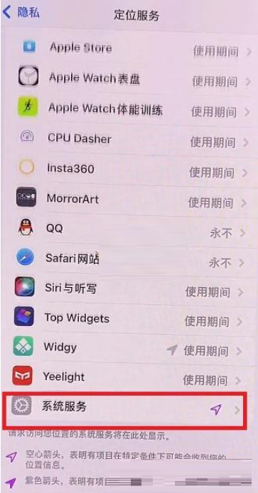 ios15左上角蓝色箭头怎么关闭？ios15左上角蓝色箭头关闭步骤
