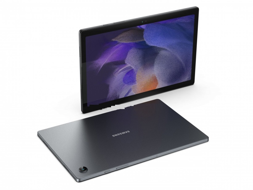 三星 Galaxy Tab A8 2021 款平板渲染图曝光 轻薄直边框设计