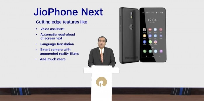 官方宣布 JioPhone Next 智能手机延期至11月上旬发售
