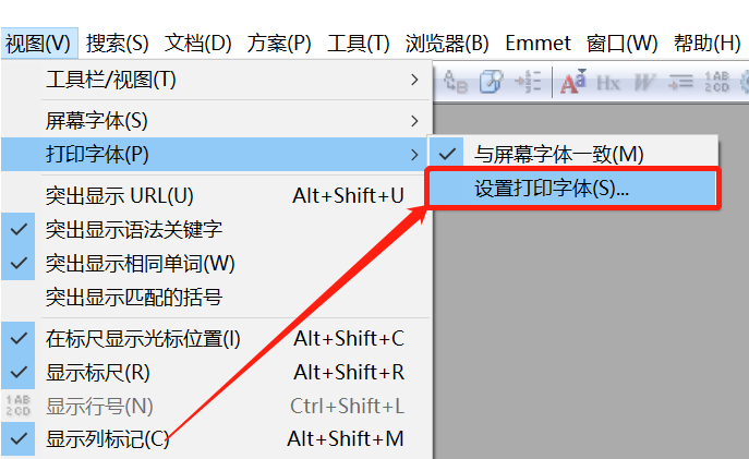 EditPlus打印文件字体怎么改？EditPlus设置打印字体技巧分享