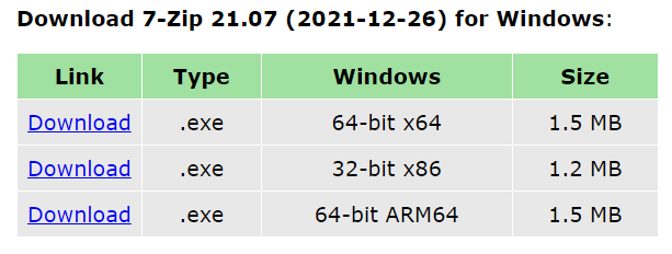 7-Zip 发布 21.07版本更新 支持提取 VHDX 镜像文件