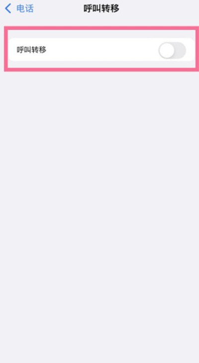 苹果手机怎么开启电话呼叫转移功能?苹果手机开启电话呼叫转移方法介绍