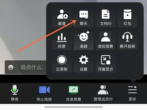 腾讯会议怎么打字发言?腾讯会议文字聊天方法
