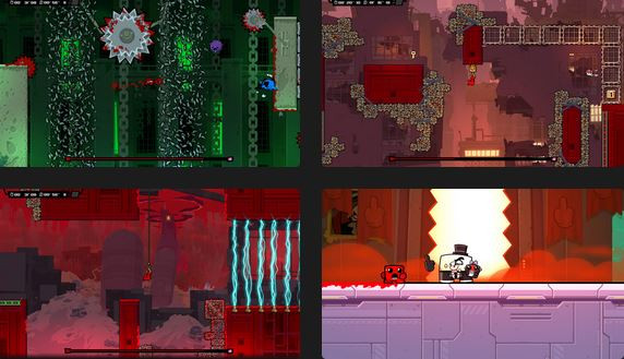 2D动作游戏《永远的超级肉食男孩》上架Steam 2022年1月10日发售