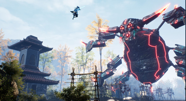 赛博风日本武士动作游戏《盲目命运:江户之弥》上架Steam 明年Q1发售