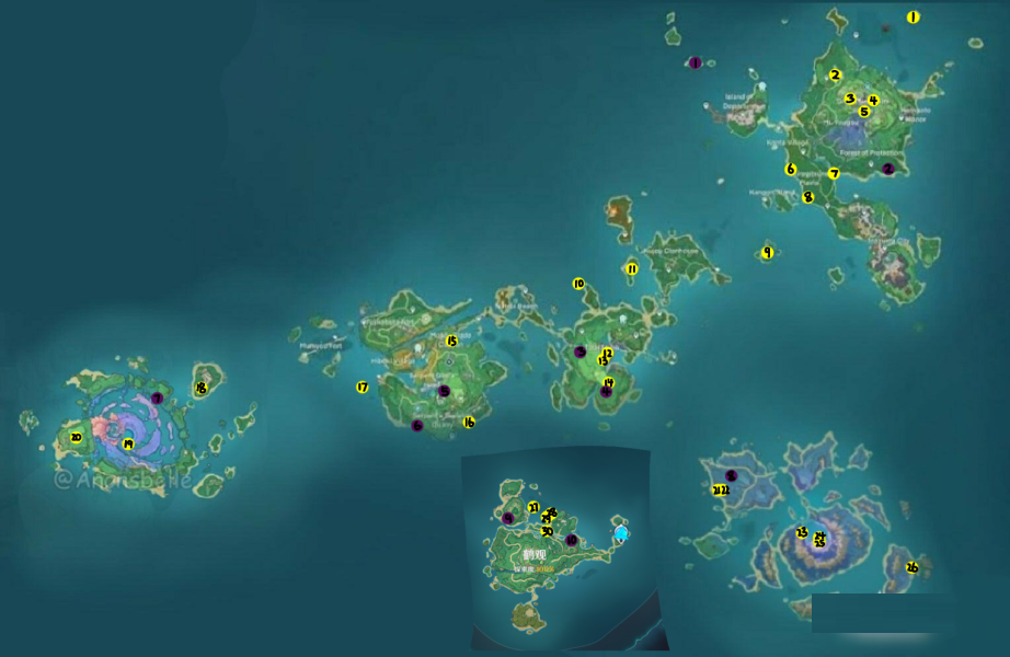 原神2.4全区域华丽宝箱如何收集？原神2.4全区域华丽宝箱收集方法