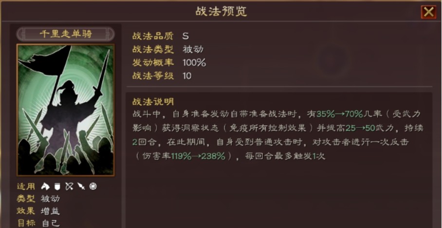 三国志战略版千里走单骑战法厉害吗？三国志战略版千里走单骑战法攻略