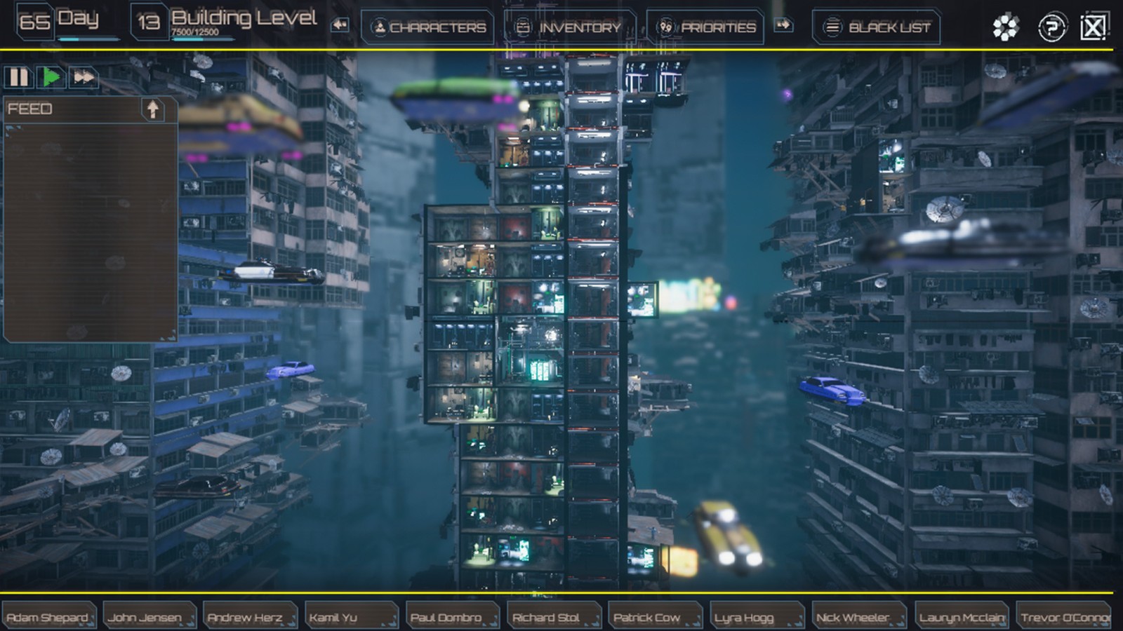赛博朋克基地建设模拟游戏《Dystopians》上架Steam 支持中文