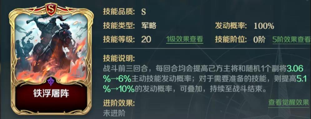 文明与征服铁浮屠阵技能怎么样？文明与征服铁浮屠阵技能介绍