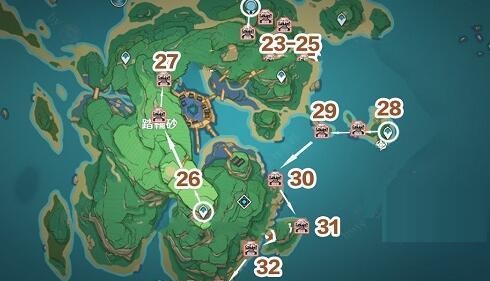 原神八重神子突破材料分布位置在哪里？原神八重神子突破材料分布位置一览