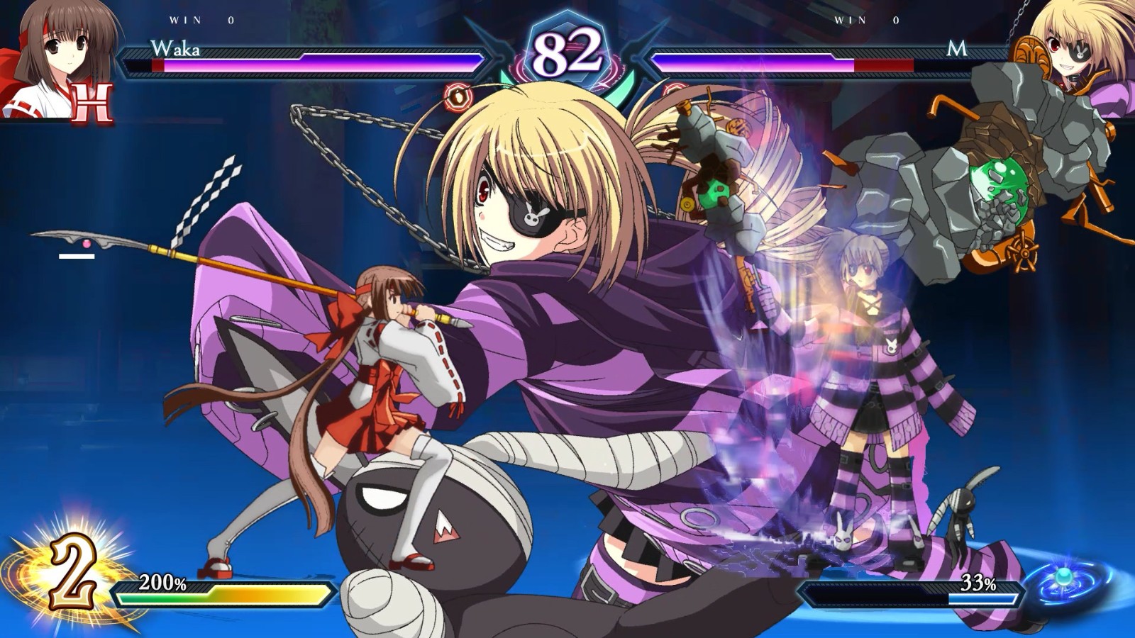 2D动漫格斗游戏《魅影破坏者:Omnia》免费试玩版登陆Steam