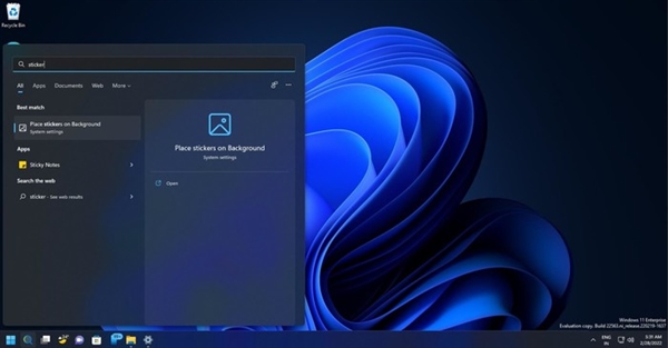 Win11将会新增桌面定制工具“贴纸编辑器”