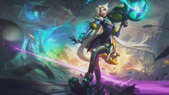 《英雄联盟》公开新皮肤“幻灵战队”原画和预览效果