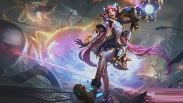 《英雄联盟》公开新皮肤“幻灵战队”原画和预览效果