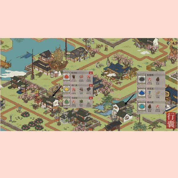 江南百景图新桃花村望月之约资源兑换点在哪？江南百景图新桃花村望月之约资源兑换点位置汇总