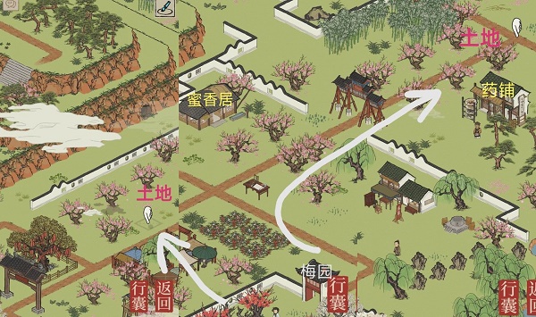 江南百景图桃花坞土地公在哪？江南百景图桃花坞土地公位置一览