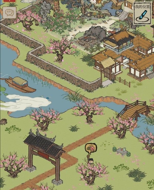 江南百景图桃花坞土地公在哪？江南百景图桃花坞土地公位置一览