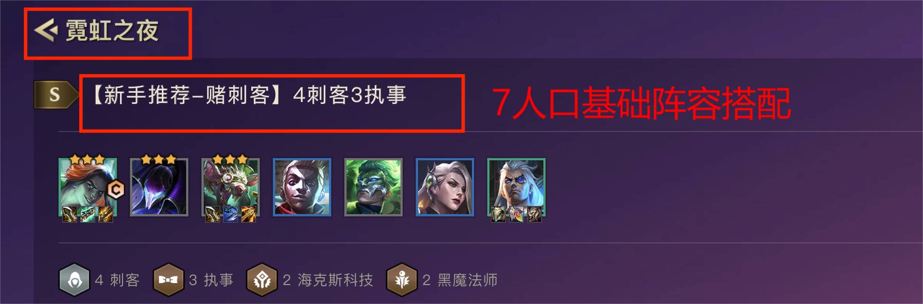 金铲铲之战霓虹之夜六刺客怎么玩?金铲铲之战霓虹之夜六刺客玩法攻略