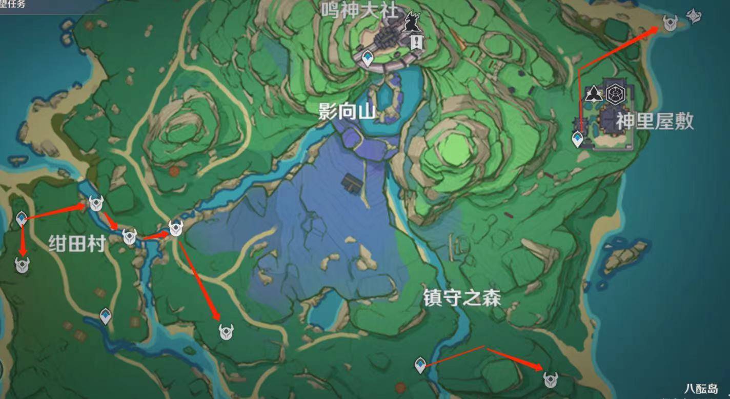 原神名刀镡采集路线什么样?原神名刀镡采集路线攻略