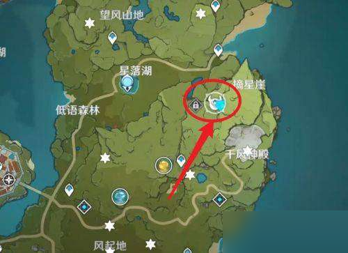 原神摘星崖风神瞳在哪里?原神摘星崖风神瞳位置介绍