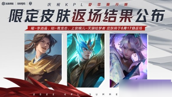 王者荣耀限时皮肤返场战队投票结果是什么?王者荣耀限时皮肤返场战队投票结果介绍