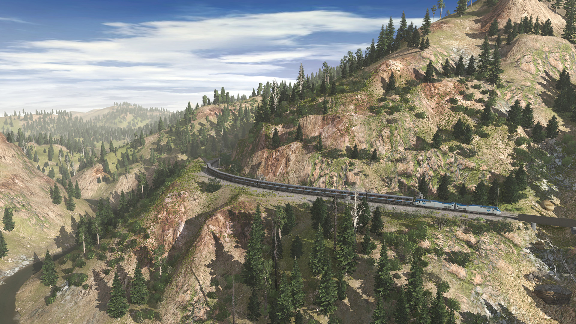 火车模拟游戏《Trainz 铁路模拟22》现已在Steam平台发售