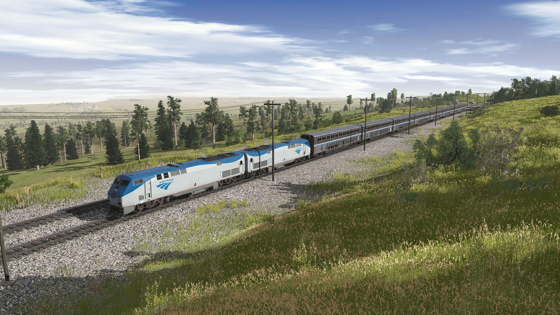 火车模拟游戏《Trainz 铁路模拟22》现已在Steam平台发售