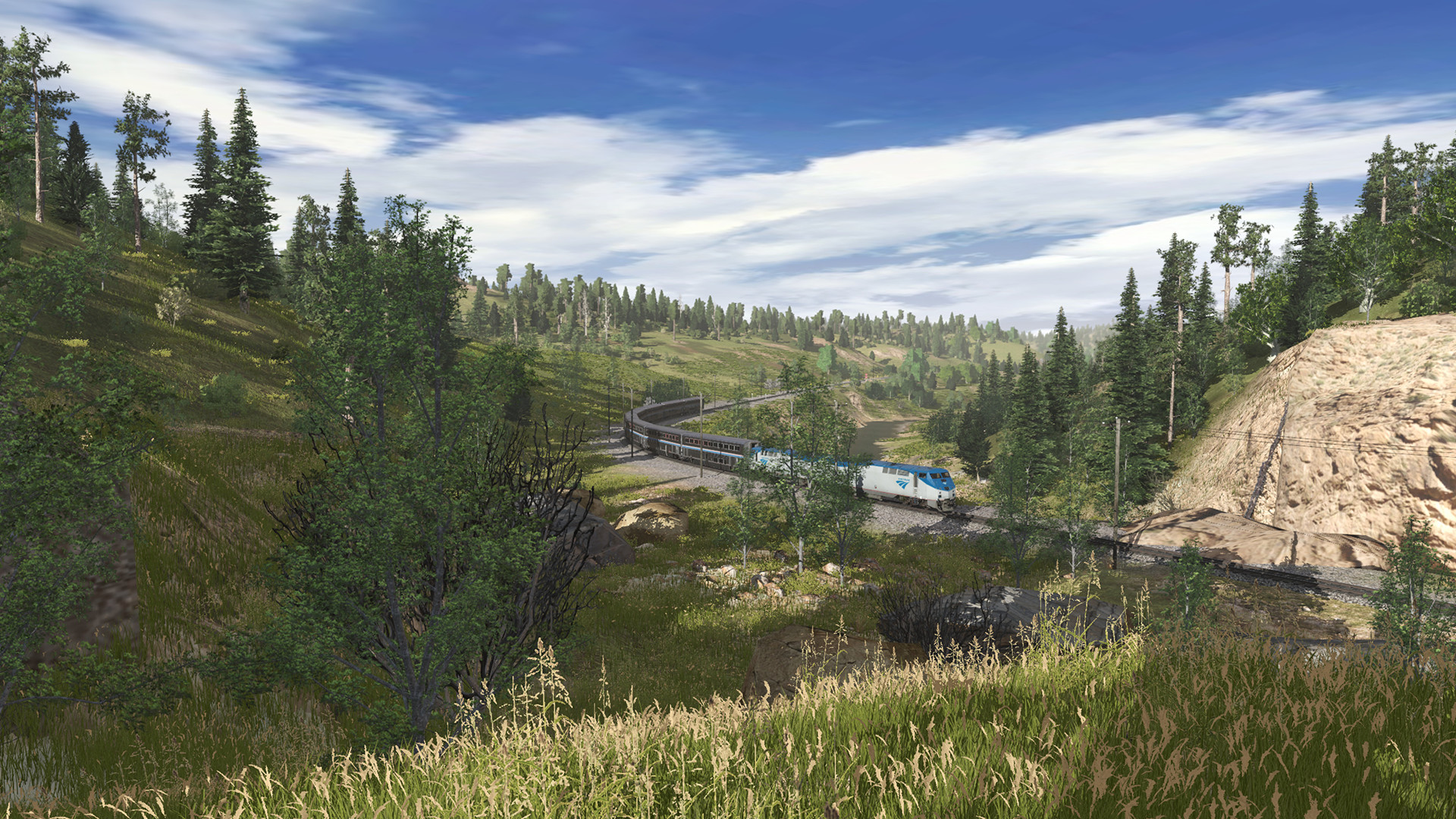 火车模拟游戏《Trainz 铁路模拟22》现已在Steam平台发售