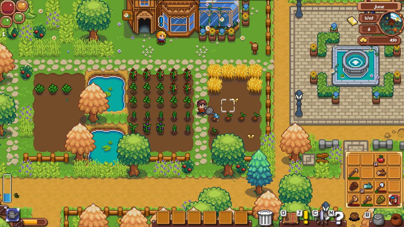 农业建造游戏《像素郡物语》现已上架Steam 预计明年发售