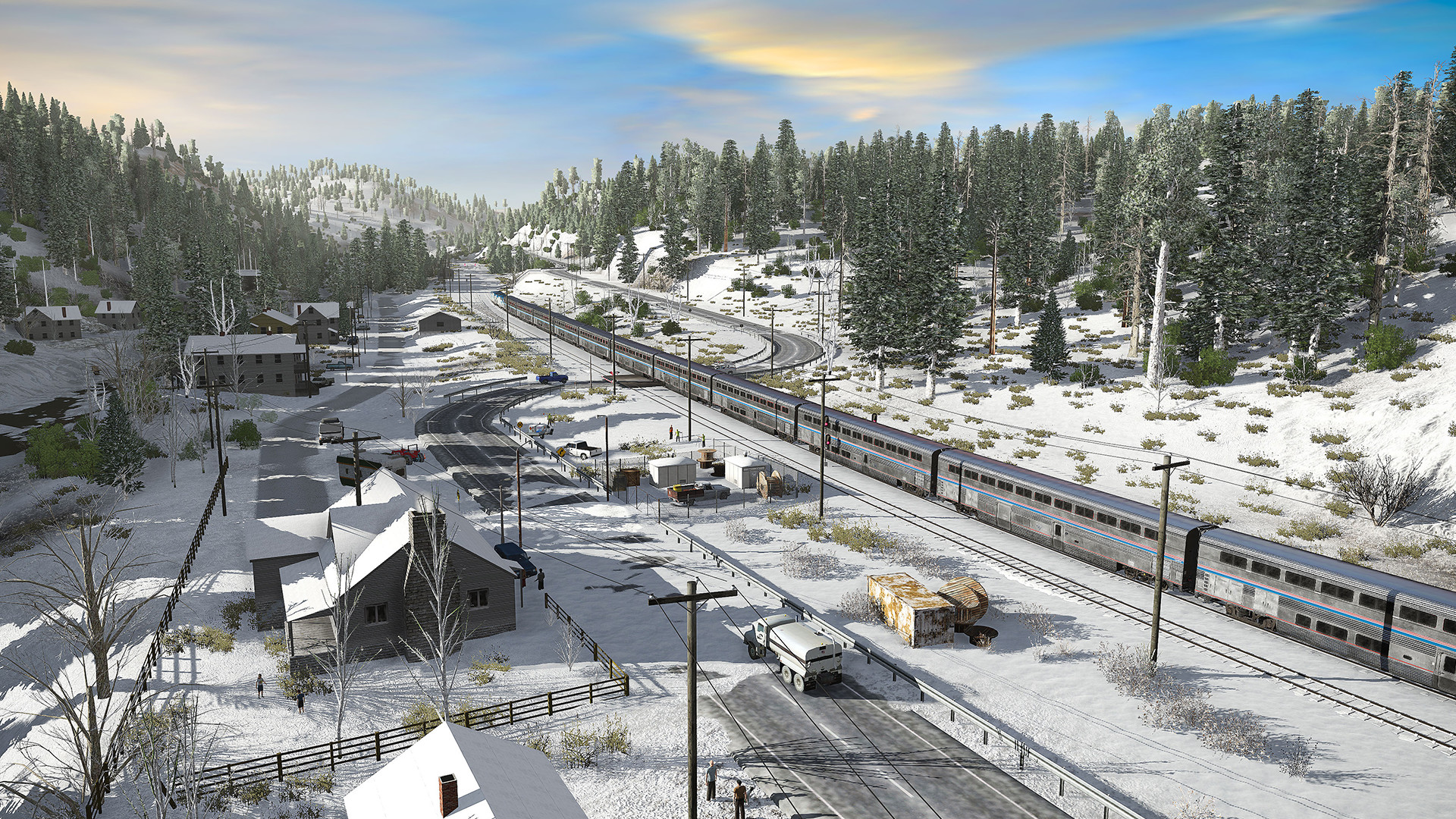 火车模拟游戏《Trainz 铁路模拟22》现已在Steam平台发售