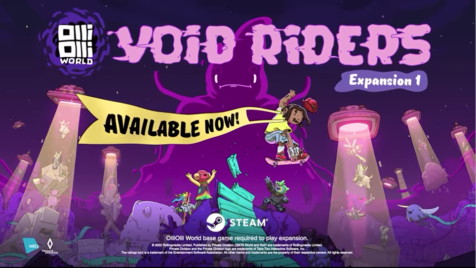 《奥力奥力世界》大型DLC“VOID Riders”现已发售